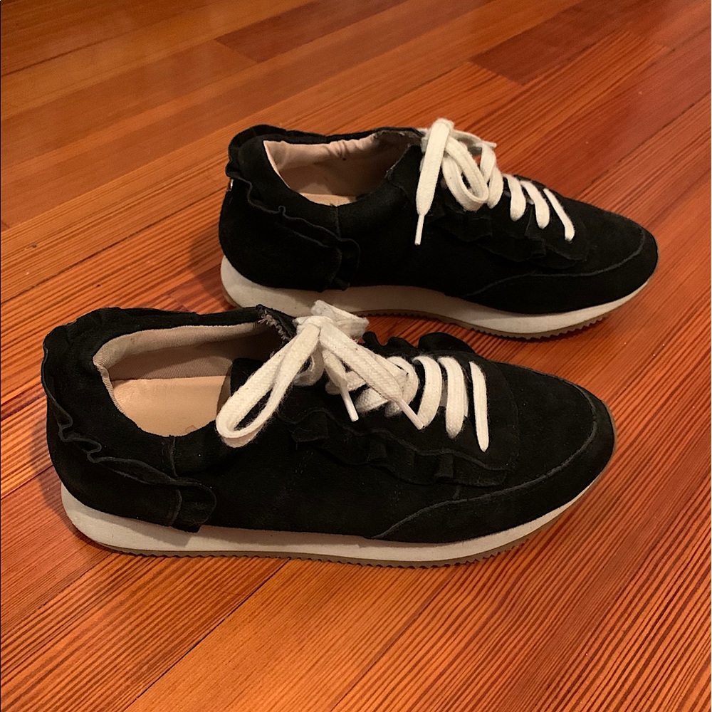 Kate Spade Fariah Sneakers - Black Suede